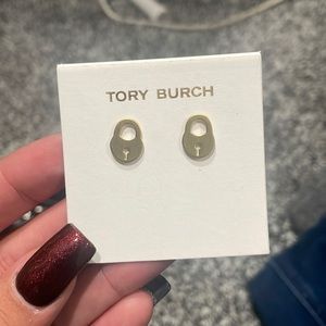Gold Tory earrings